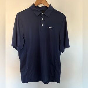 Kjus Supercharged shortsleeved Polo in navy blue